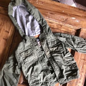 Baby boy osh kosh olive green lightweight jacket